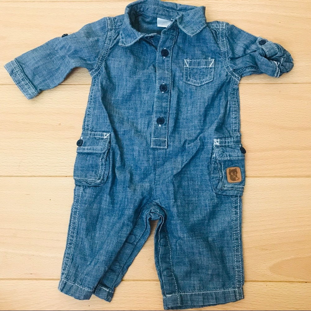 ☀️4 for $25☀️Gymboree denim jumper unisex